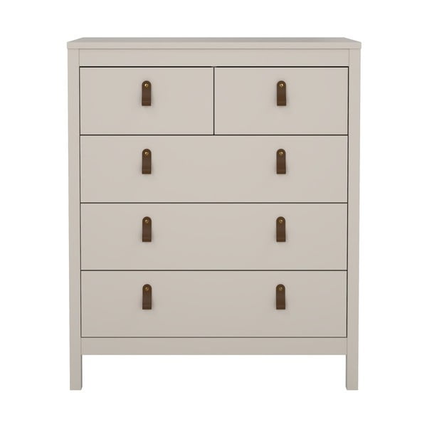 Pelēkbēša kumode 82x99x38 cm Madrid – Tvilum