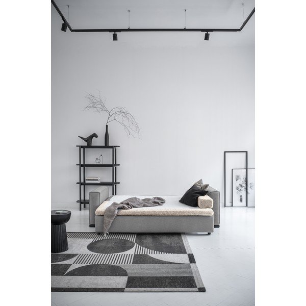 Pelēks salokāms dīvāns 235 cm – Miuform-image-2