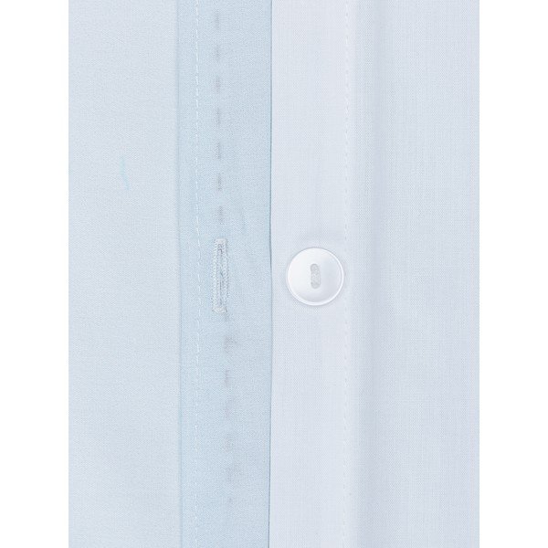 Gaiši zila kokvilnas vienguļamā gultas veļa Westwing Collection Swim, 155 x 220 cm-image-3