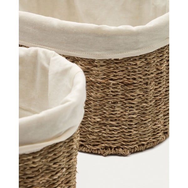 Uzglabāšanas grozi no jūraszāles (2 gab.) 35x25x25 cm Tossa – Kave Home-image-3