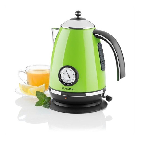 Zaļa elektriskā tējkanna Klarstein Aquavita Chalet-image-4