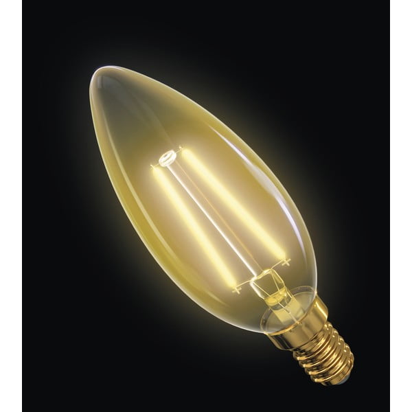 LED spuldze Vintage Candle Warm White, 2,1W E14 - EMOS-image-1