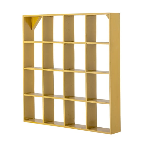 Dzeltens daudzlīmeņu atkārtoti pārstrādātas koksnes sienas plaukts 10 cm Bekka – Bloomingville-image-2