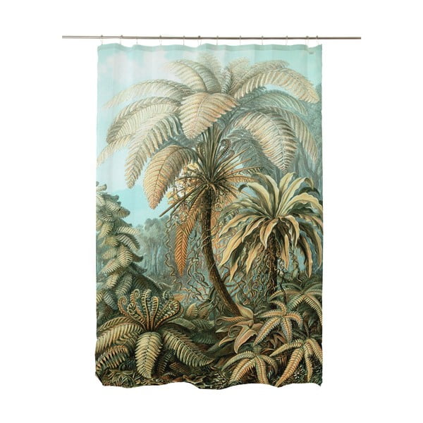 Dušas aizkars 175x180 cm Vintage Palm – Madre Selva