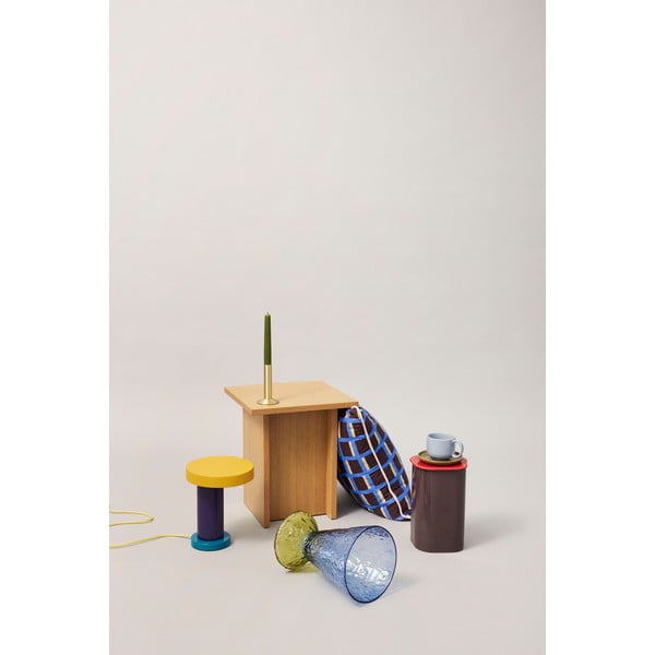 Ar rokām darināta stikla vāze Abyss – Hübsch-image-4