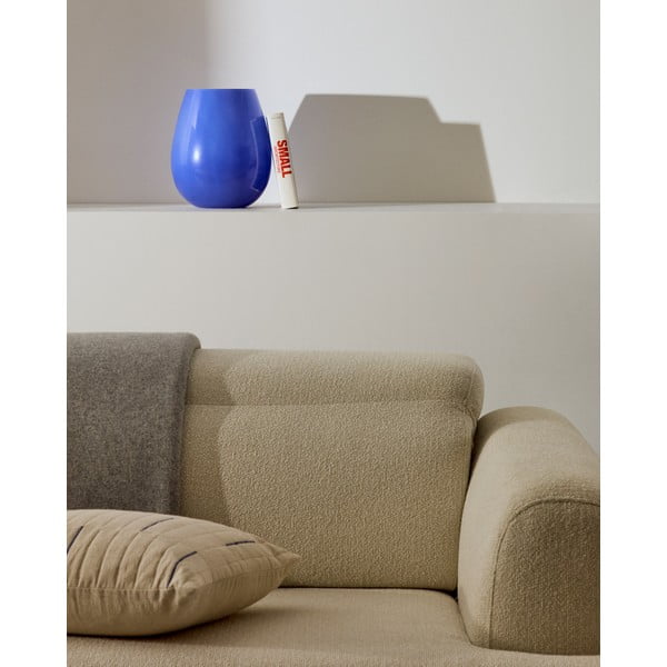 Zila stikla vāze (augstums 26 cm) Kelse – Kave Home-image-2