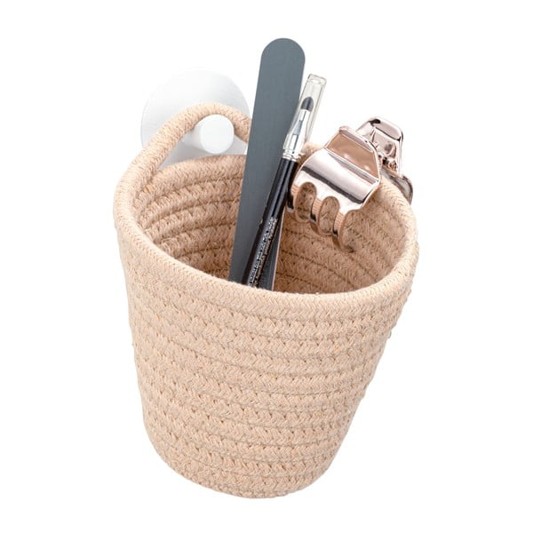 Bēšs piekaramais uzglabāšanas grozs Wenko-image-2