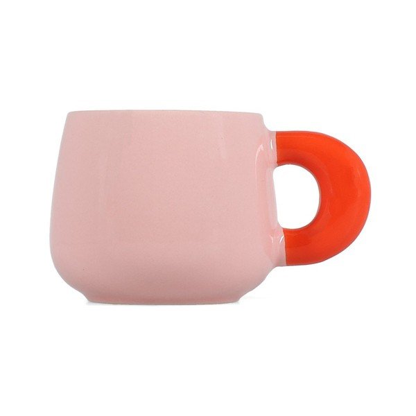 Rozā krūze no sintētiskā kaula porcelāna 470 ml Coco – ONA