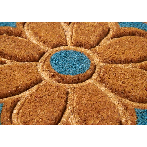 Kokosšķiedras kājslauķis 45x75 cm Flowers – Hanse Home-image-2