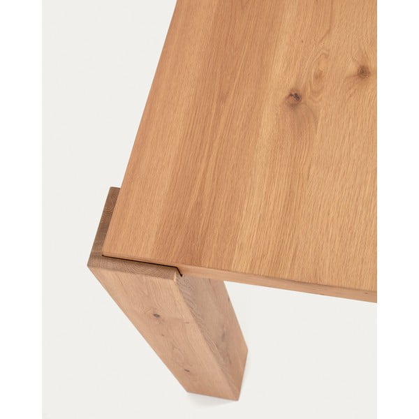 Ēdamgalds ar ozolkoka imitāciju 90x160 cm Deyanira – Kave Home-image-4