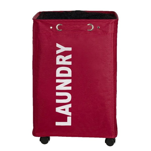 Sarkans veļas grozs Wenko Quadro, 79,2 l-image-2