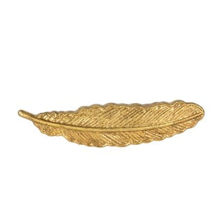 Atvilktnes rokturis zelta krāsā no alvas Sass & Belle Feather