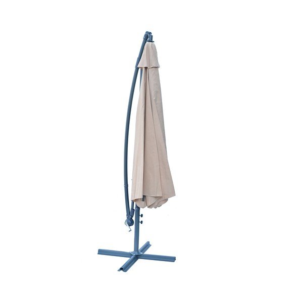 Bēšs saulessargs ø 350 cm – Rojaplast-image-4