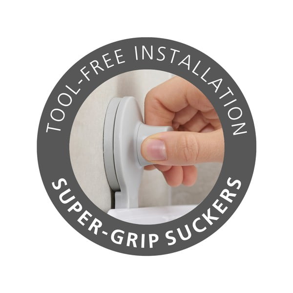 Pie sienas stiprināms vannas istabas plaukts Joseph Joseph EasyStore-image-3