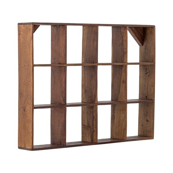 Dabīga toņa daudzlīmeņu atkārtoti pārstrādātas koksnes sienas plaukts 53 cm Tilo – Bloomingville-image-3