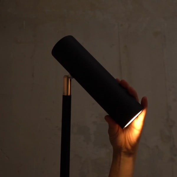 Melna stāvlampa SULION Milan, augstums 150 cm-image-2