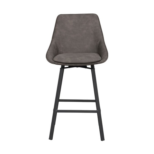 Pelēki bāra krēsli (2 gab.) (sēdekļa augstums 65 cm) Alison – Rowico-image-3