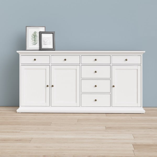 Balta zema kumode 189x92 cm Paris – Tvilum-image-1