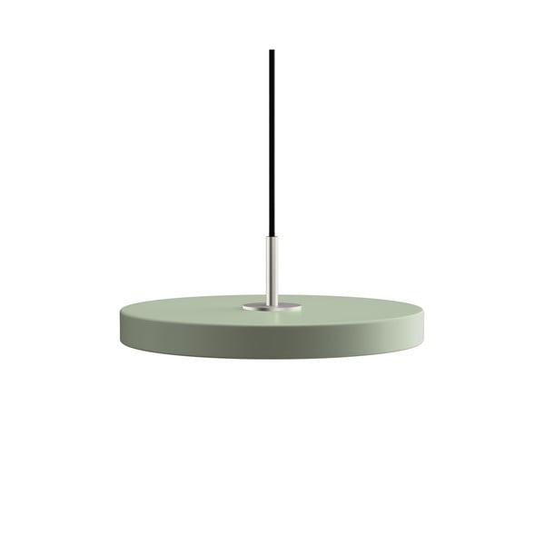 Gaiši zaļa LED piekaramā lampa ar metāla abažūru ø 31 cm Asteria Mini – UMAGE