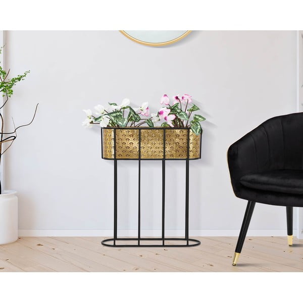 Metāla puķu podu statīvs Oval – Mauro Ferretti-image-1