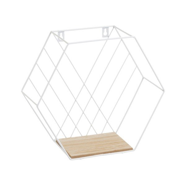 Balti/dabīga toņa sienas plaukti (3 gab.) 31 cm – Casa Selección-image-1