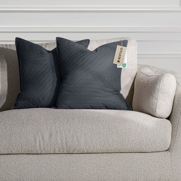 Mikrošķiedras spilvendrānas (2 gab.) 45x45 cm Softa – Restilo-image-1