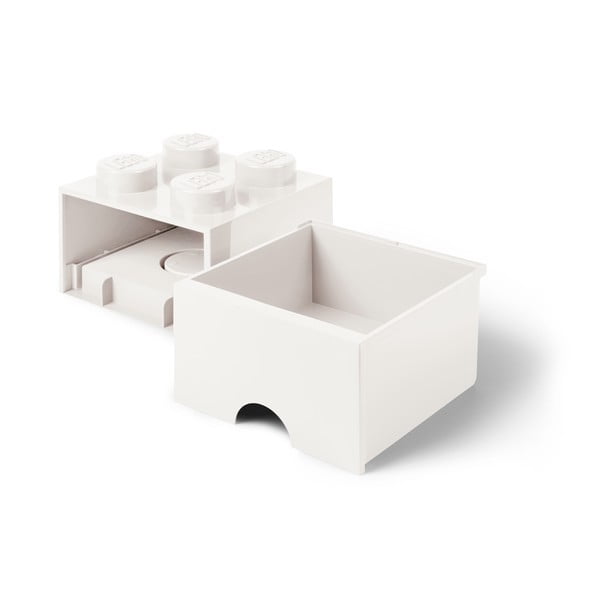Balta kvadrātveida glabāšanas kaste LEGO®-image-3