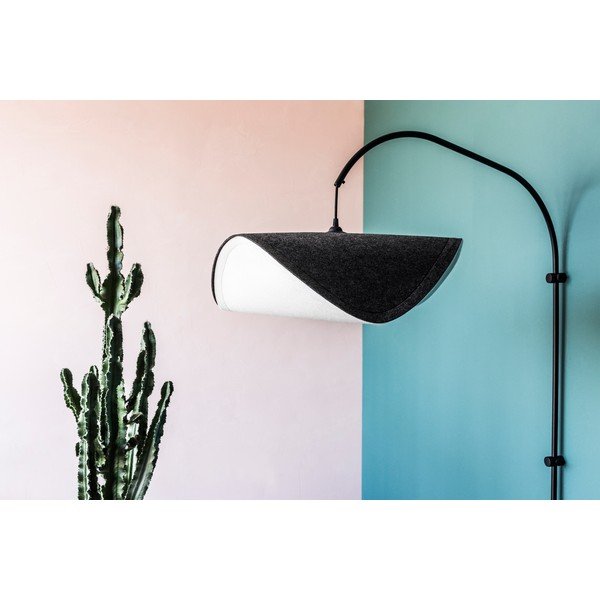 Melna metāla lampas pamatne 123 cm Willow – UMAGE-image-2