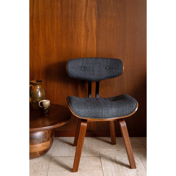Pelēks/brūns polsterēts pusdienu krēsls Blackwood – Dutchbone-image-1