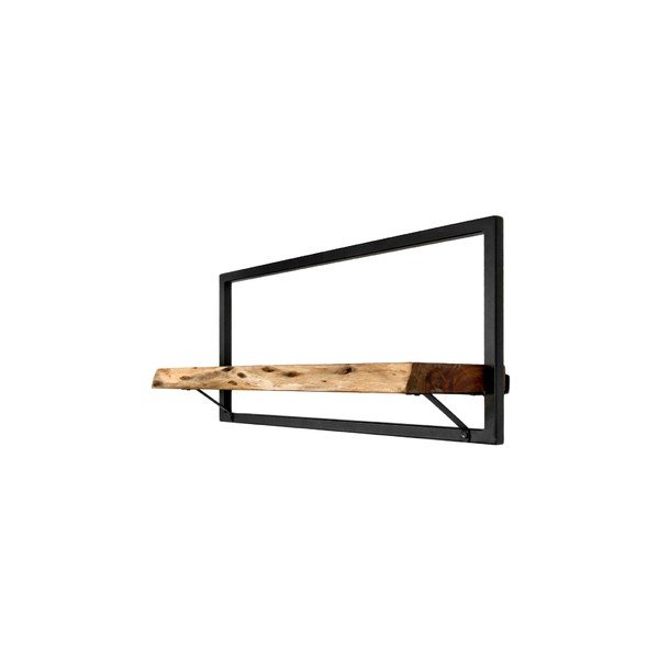 Sienas plaukts no akācijas koka kolekcija HMS Levels, 70 x 32 cm-image-2