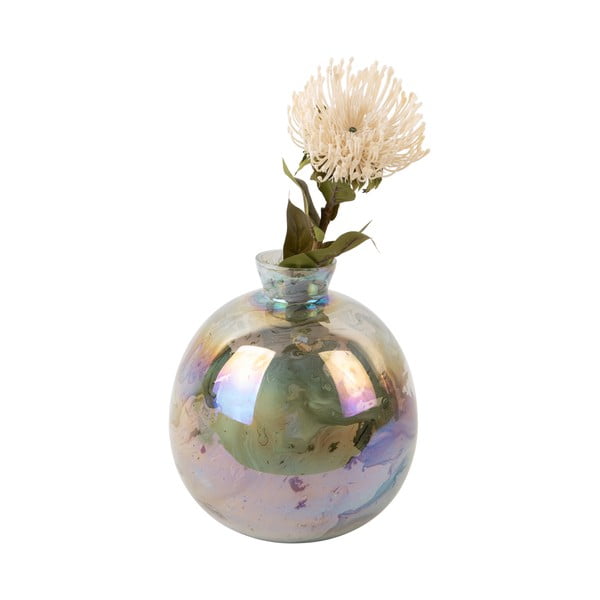 Stikla rokām darināta vāze (augstums 26 cm) Melange – PT LIVING-image-3