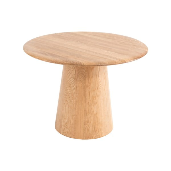 Ozola masīvkoka apaļš sānu galdiņš ø 55 cm Mushroom – Gazzda