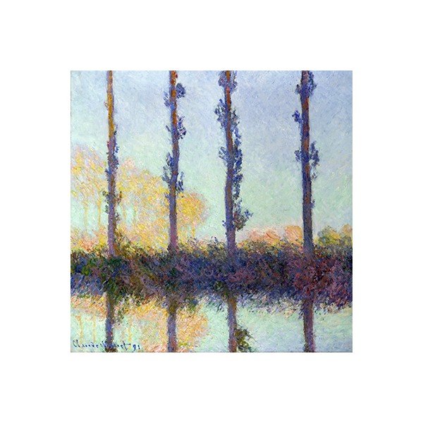Klods Monē - Četri koki, 80x80 cm