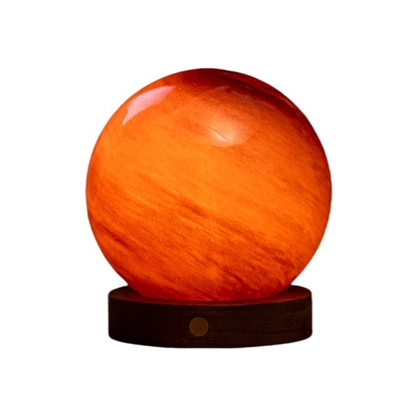 Tumši brūns gaismas dekors ar USB ø 12 cm Sand Storm – Gingko