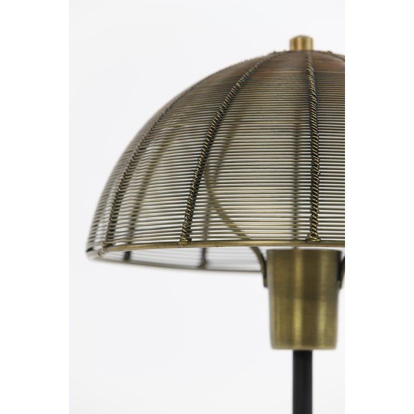 Galda lampa bronzas krāsā (augstums 33 cm) Klobu – Light & Living-image-3