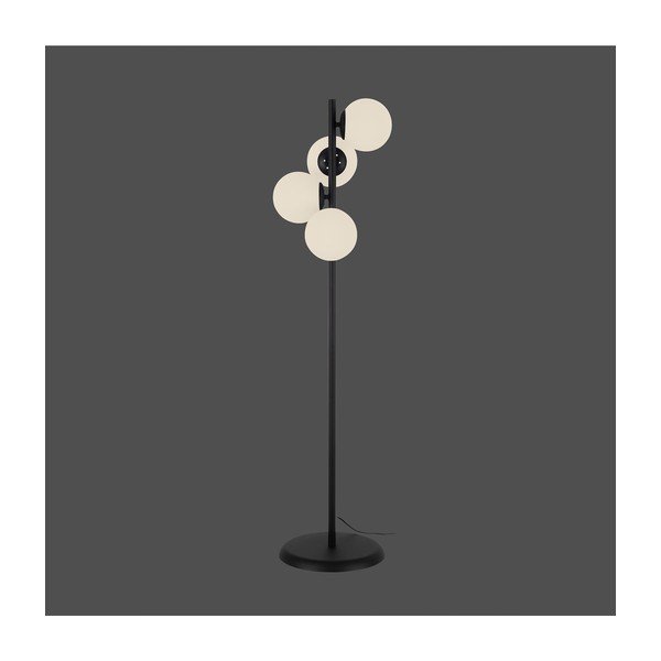 Melna stāvlampa Squid Lighting Owl, augstums 130 cm-image-1