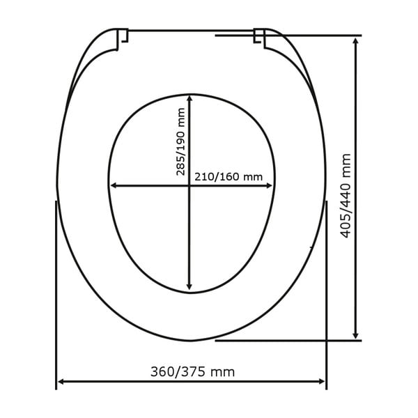 Balts tualetes poda sēdeklis Wenko Family Easy Close-image-4