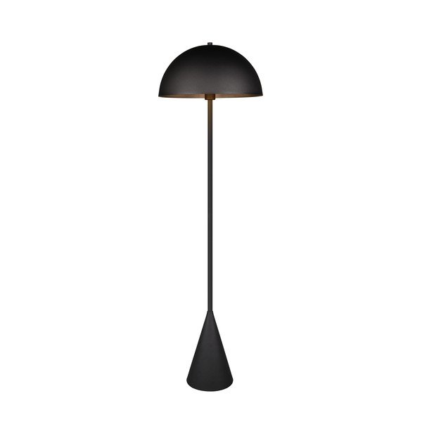 Melna stāvlampa (augstums 130 cm) Alfie – Trio