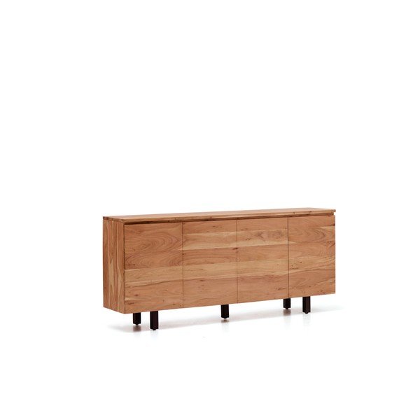 Dabīga toņa akācijas masīvkoka kumode 200x88x40 cm Uxue – Kave Home-image-2