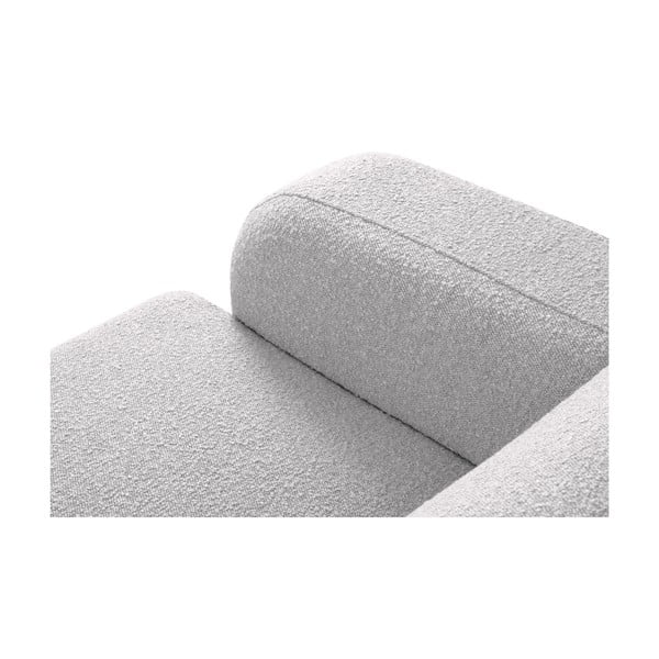 Gaiši pelēks stūra dīvāns no buklē auduma (ar labo stūri) Molino – Micadoni Home-image-4