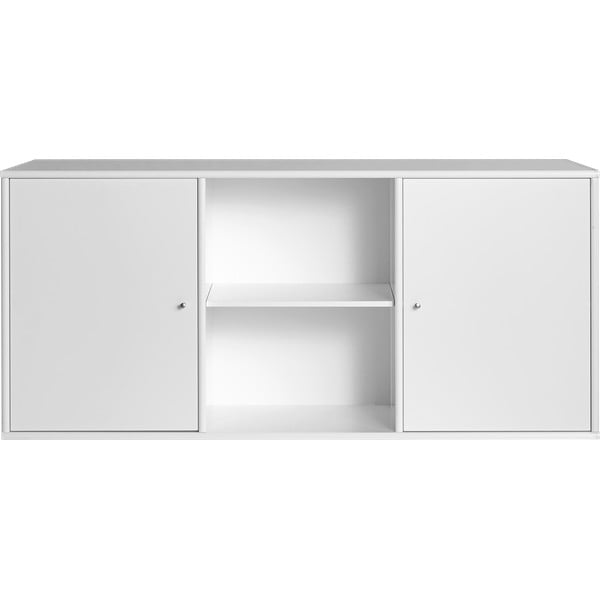 Balta zema piekarināma kumode 133x61 cm Mistral – Hammel Furniture