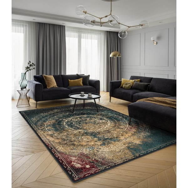 Zaļganzils vilnas paklājs 160x240 cm Ann – Agnella-image-1