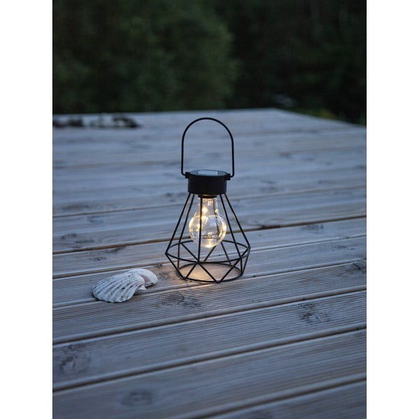 Melns LED lukturis Star Trading Eddy, augstums 15,5 cm-image-4