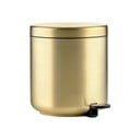 Misiņa krāsas nerūsējošā tērauda atkritumu tvertne ar pedāli 4 l Ume Brass – Zone