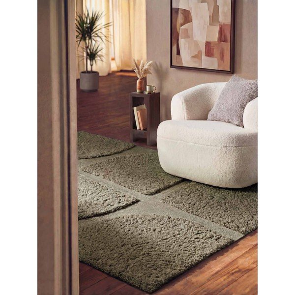 Haki ar rokām darināts paklājs 80x150 cm Lambeth Jasper – Ted Baker-image-2