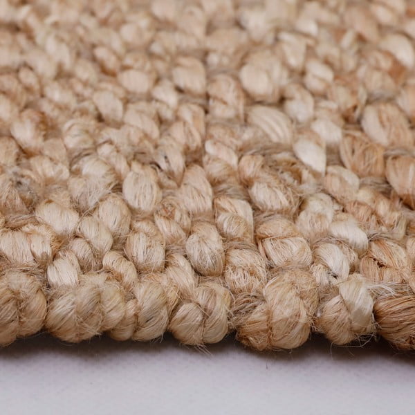 Dabīga toņa ar rokām darināts paklājs Nattiot Elton, 110 x 170 cm-image-1