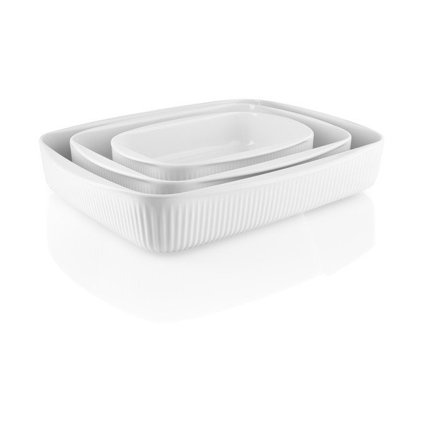 Balta porcelāna cepšanas forma Eva Solo Legio Nova, 30,6 x 24,5 cm-image-1