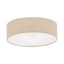 Bēša griestu lampa ar auduma abažūru ø 40 cm Thor – Fischer & Honsel