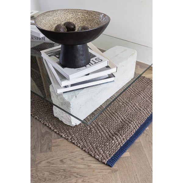 Brūns džutas celiņa paklājs 70x150 cm Notes – Mette Ditmer Denmark-image-1