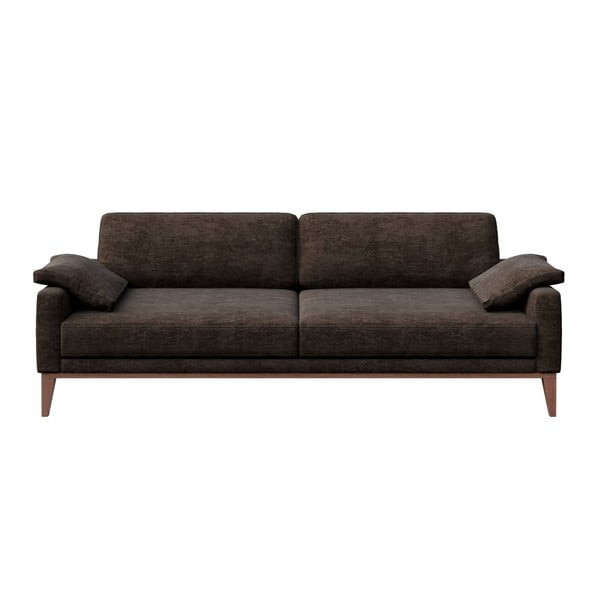 Tumši brūns dīvāns MESONICA Musso, 211 cm